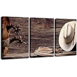 Western Cowboy Canvas Wall Art